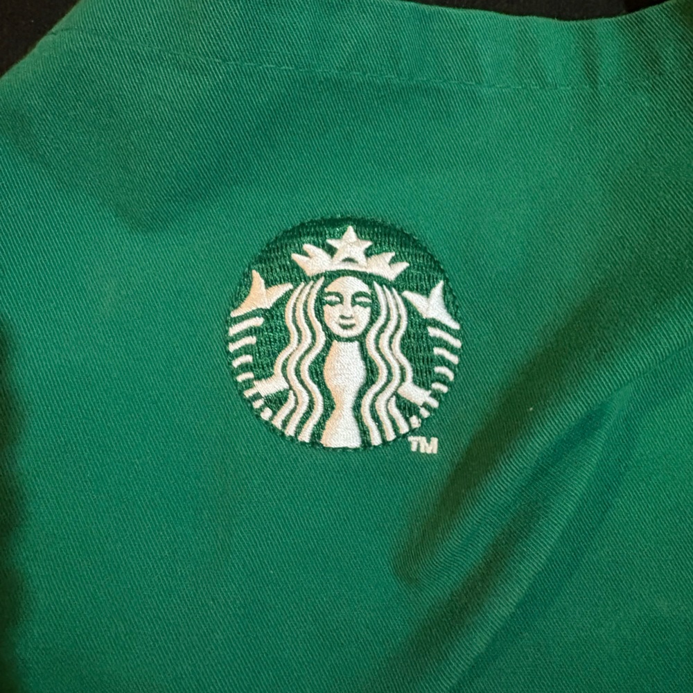 Starbucks apron with embroidery Logo